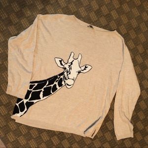 Talbots Giraffe Sweater L
